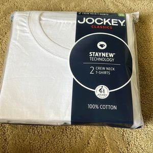 Jockey T-shirt white mens crew neck 3xl